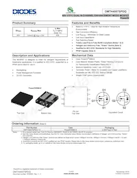 DMTH4007SPDQ-13 Datasheet Cover