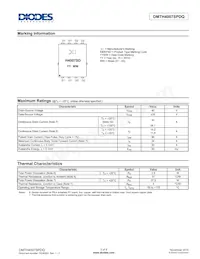 DMTH4007SPDQ-13 Datasheet Page 2