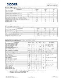 DMTH6016LSDQ-13 Datasheet Page 2