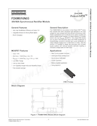 FD6M016N03 Datasheet Cover