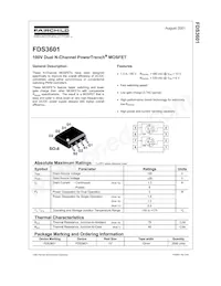 FDS3601 Datasheet Cover