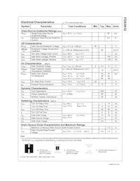 FDS3812 Datasheet Page 2