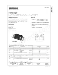 FDW2502P Datenblatt Cover