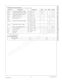 FJE3303H2 Datasheet Page 2