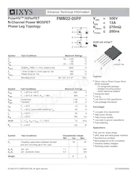 FMM22-05PF Datasheet Cover
