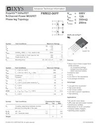 FMM22-06PF Datasheet Cover