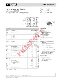 GWM160-0055P3 Datasheet Cover