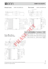 GWM160-0055P3 Datasheet Page 3
