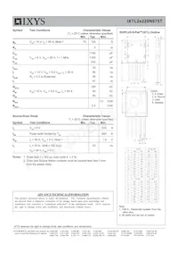 IXTL2X220N075T Datasheet Page 2