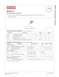 MPSA13_D75Z數據表 封面