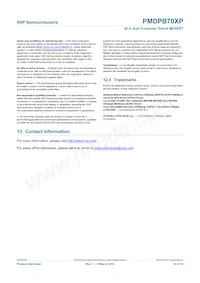 PMDPB70XP Datasheet Pagina 14