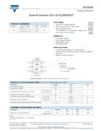 SI1028X-T1-GE3 Datasheet Copertura