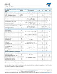 SI1028X-T1-GE3 Datasheet Page 2
