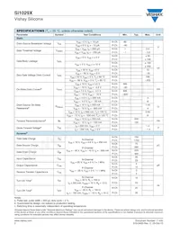 SI1029X-T1-E3 Datasheet Page 2