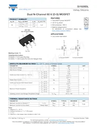 SI1926DL-T1-GE3 Datasheet Cover