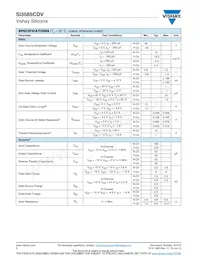 SI3585CDV-T1-GE3 Datasheet Page 2