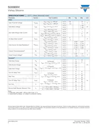 SI3590DV-T1-GE3 Datasheet Page 2