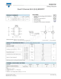 SI3951DV-T1-E3 Datasheet Cover