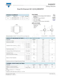 SI4202DY-T1-GE3 Datasheet Cover