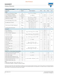 SI4228DY-T1-GE3 Datasheet Page 2