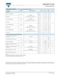 SI4276DY-T1-E3 Datasheet Page 3