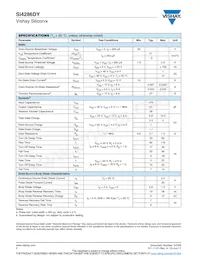 SI4286DY-T1-GE3 Datasheet Page 2
