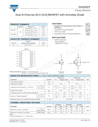 SI4340DY-T1-E3 Datasheet Cover
