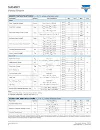 SI4340DY-T1-E3 Datenblatt Seite 2
