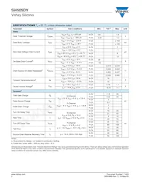 SI4505DY-T1-GE3 Datasheet Page 2