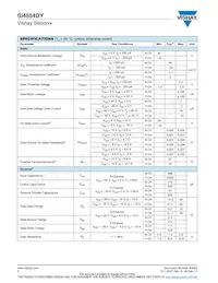 SI4554DY-T1-GE3 Datasheet Page 2