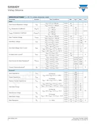 SI4564DY-T1-GE3 Datasheet Page 2