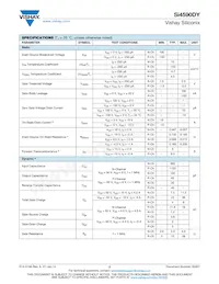 SI4590DY-T1-GE3 Datasheet Page 2