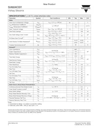 SI4804CDY-T1-E3 Datasheet Page 2