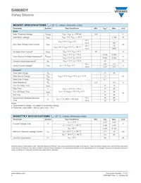 SI4808DY-T1-GE3 Datasheet Page 2