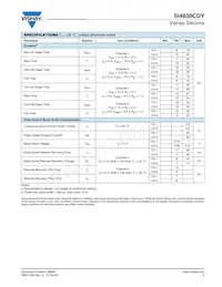 SI4830CDY-T1-E3 Datasheet Page 3