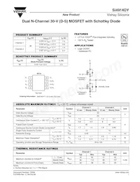 SI4914DY-T1-E3 Datasheet Cover