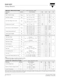 SI4914DY-T1-E3 Datasheet Page 2