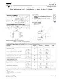 SI4916DY-T1-GE3 Datasheet Cover