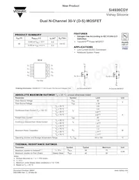 SI4936CDY-T1-E3 Datasheet Cover