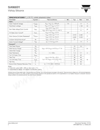 SI4966DY-T1-E3 Datasheet Page 2