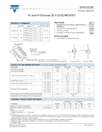 SI5515CDC-T1-GE3 Datasheet Cover