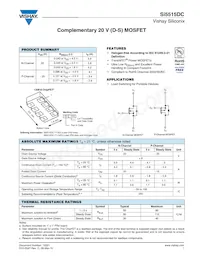 SI5515DC-T1-GE3 Datasheet Cover