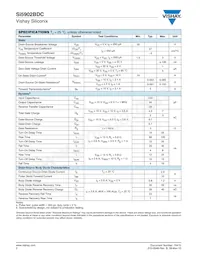 SI5902BDC-T1-E3 Datasheet Page 2