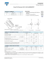 SI5902DC-T1-E3 Datasheet Cover