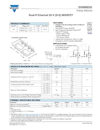 SI5999EDU-T1-GE3 Datasheet Cover