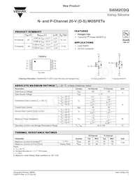 SI6562CDQ-T1-GE3 Datasheet Cover