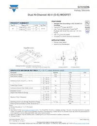 SI7216DN-T1-GE3 Datasheet Cover