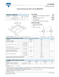 SI7228DN-T1-GE3 Datasheet Cover