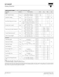 SI7540DP-T1-GE3 Datasheet Page 2