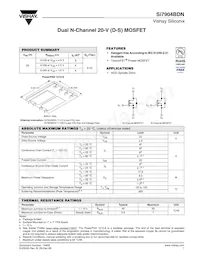 SI7904BDN-T1-E3 Datasheet Cover